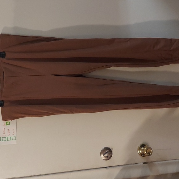 Crosby brand Size M Dark Beige stretchy waist trousers for women. - Picture 2 of 7